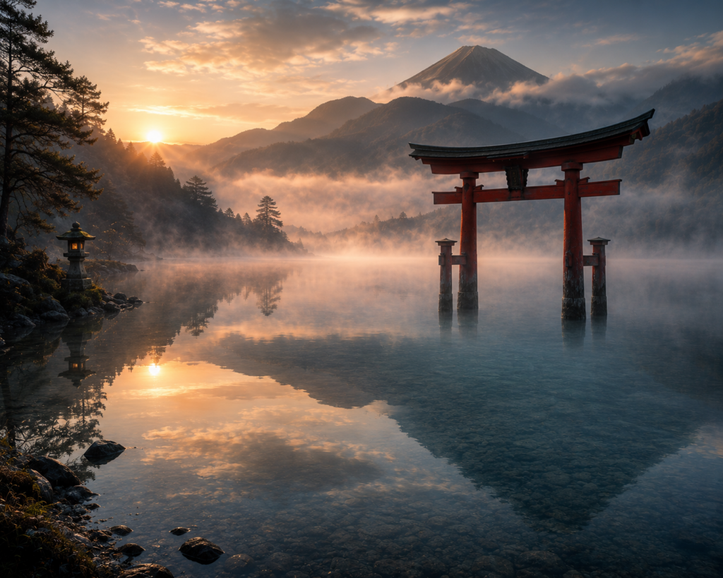 Misty landscape symbolizing The Waking Earth in the Under The Cycle universe